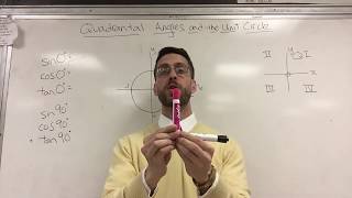 Quadrantal Angles and the Unit Circle