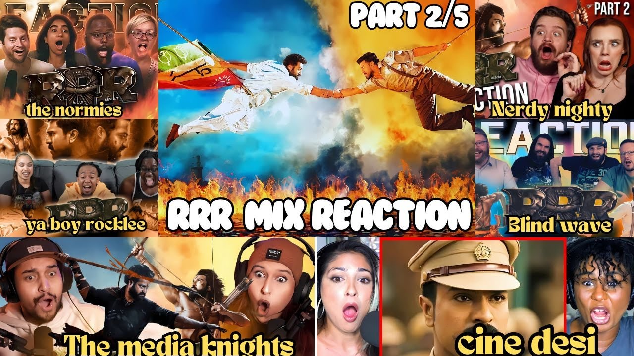 RRR mix reaction and insights  by foriegner  part 2 with subtitle ( Reupload)