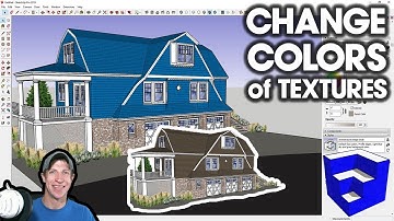 CHANGING COLORS OF TEXTURES in SketchUp