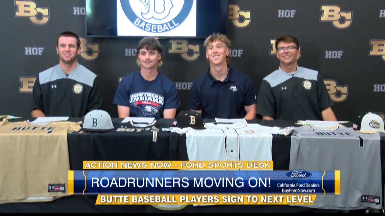 Butte College Baseball players commit to Division I, II programs YouTube