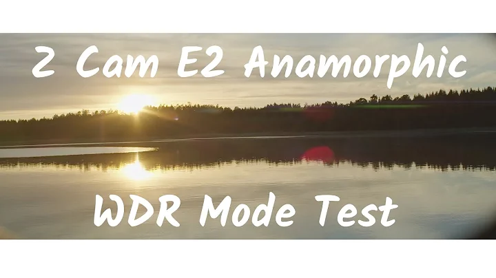 Z Cam E2 Anamorphic WDR Test | Schneider Cinelux 2x