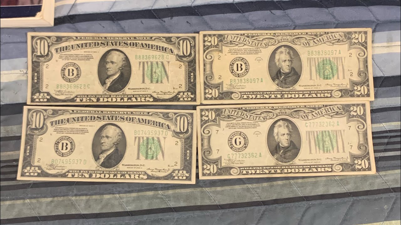 OLD DOLLAR BILLS FOR SALE !!! YouTube