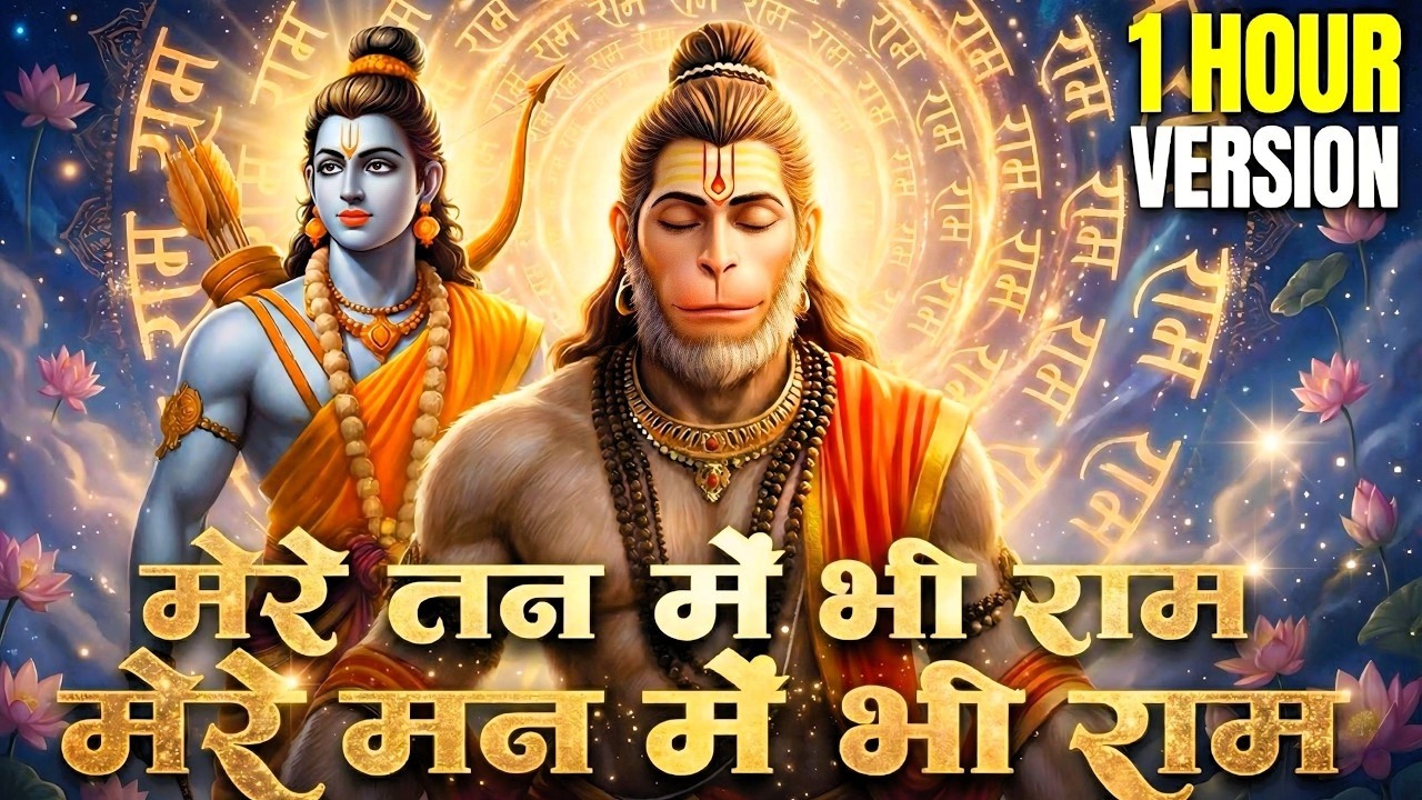 मेरे तन में भी राम मेरे मन में भी राम | 1 Hour Ram Bhajan |  Non Stop Ram Naam | Jai Shri Ram Bhajan