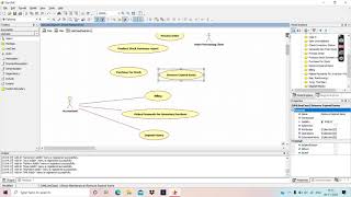use case diagram- Stock Maintenance System using Staruml