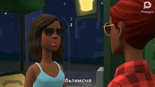 plotagon entitled Karen learns how to speak Russian part 3