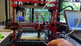 fischertechnik 3D-Drucker testdruck