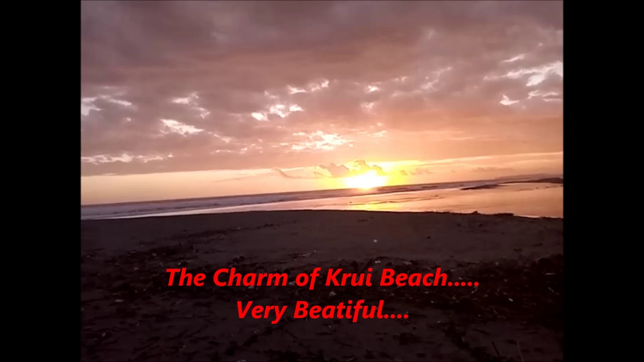 Sunset..... The charm of Krui Beach. How Beautiful.👍👍👍 - YouTube