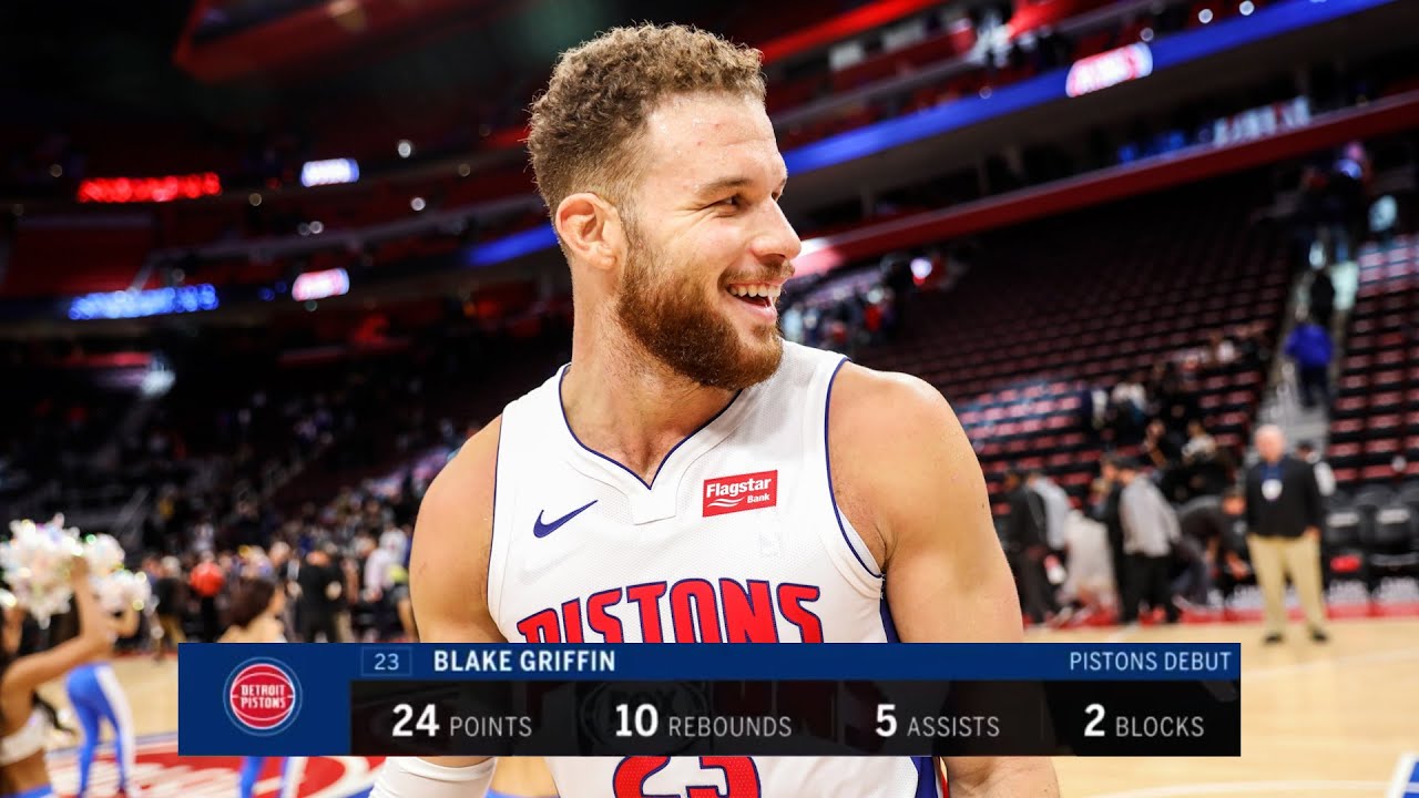 Blake Griffin makes his Detroit Pistons debut | February 1, 2018 | Pistons vs. Grizzlies