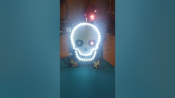 Red LED SKULL Project/ DIY kit #led #skull #diy #viral #viralvideo #homemade