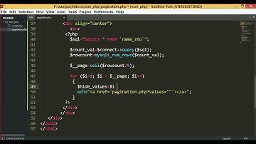 PHP Pagination with Next Previous First Last page Link