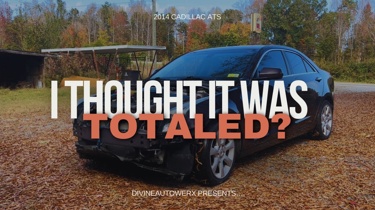 WE BOUGHT A CRASH DAMAGED CADILLAC ATS & DROVE IT CROSS COUNTRY ! - YouTube