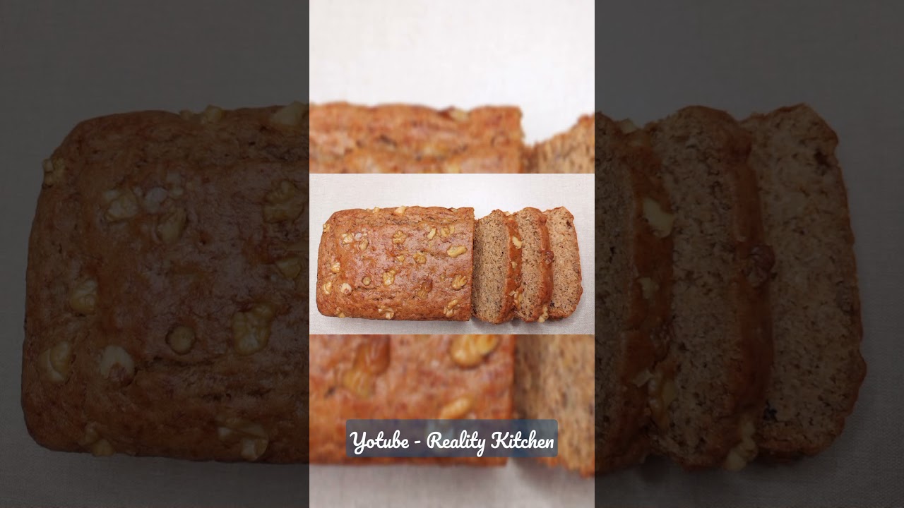 WHOLEWHEAT BANANA WALNUT BREAD REALITY KITCHEN 