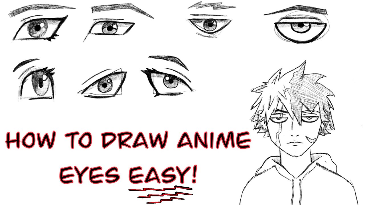 How To Draw Anime/Manga Eyes EASY! 2021 | Drawing For Dummies - YouTube