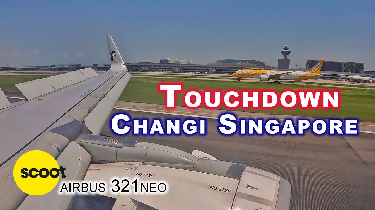 AIRBUS 321neo Go-around & Hard Landing SCOOT Flight TR453 | Singapore-Changi Airport