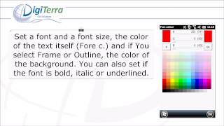 DigiTerra Explorer Quickstart - Labelling maps