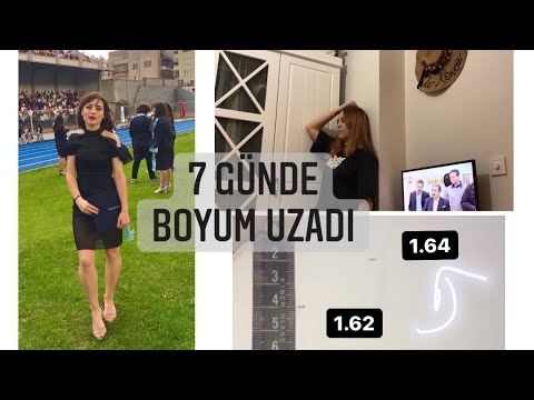 BOYUM UZADI!! Boy uzatma egzersizi denedim| MUTLAKA DENEMELİSİNİZ!! Artemis how to grow taller..