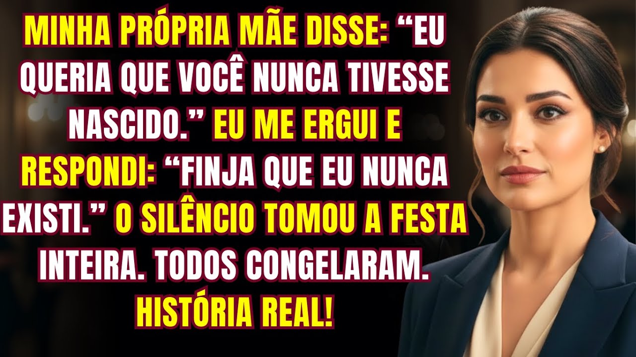 No Jantar Formatura Minha Mãe Disse Desejamos Que Você Nunca Tivesse Nascido Então Fiz O Impensável!