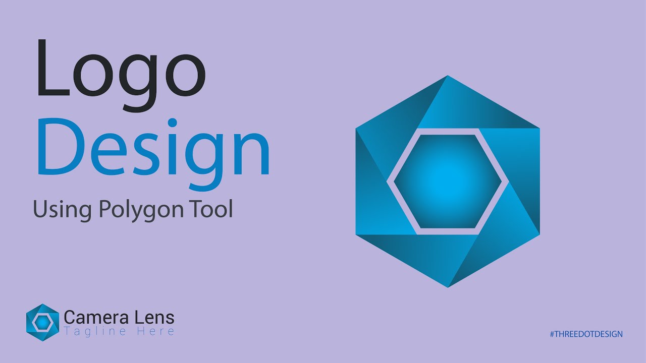 Logo Design - How To Create CAMERA LENS Using Polygon Tool - Adobe Illustrator Tutorial