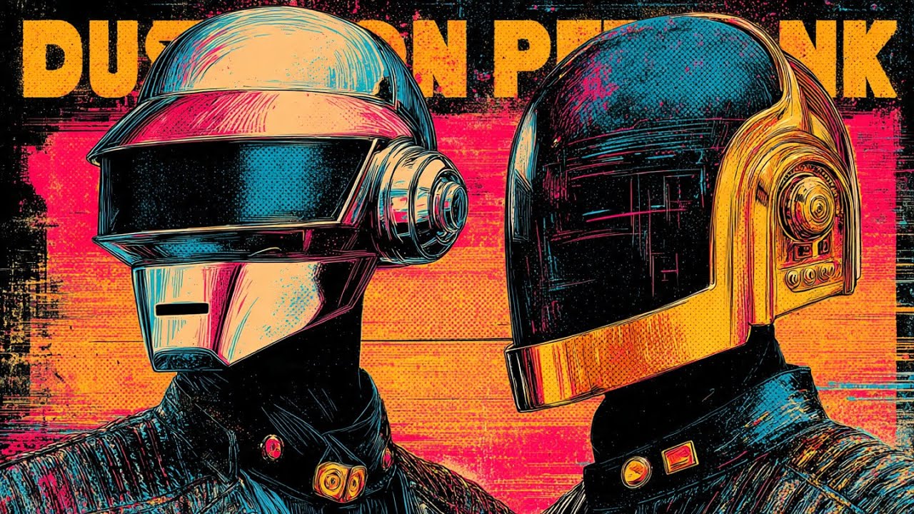 Daft Punk Inspired Mix 🚀 French Touch Cosmic Vibes for Late Night Focus