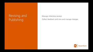 Microsoft PowerPoint 2013 - Module 8: Revise and Publish a Slide show Module Conclusion