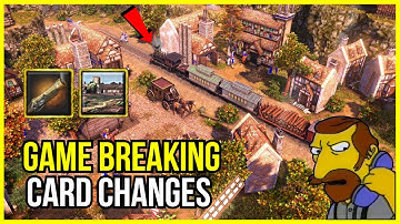 9 Game Breaking Card Changes In AOE3DE