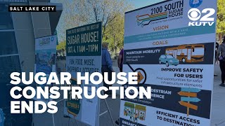 Sugar House business owners celebrate end of 2100 South construction