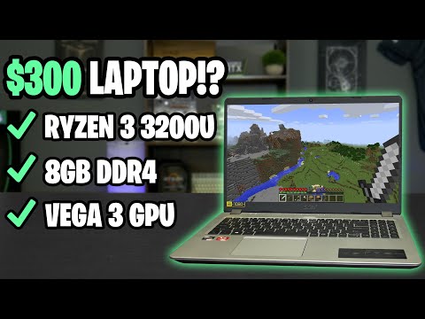 GAMING on a $300 LAPTOP!