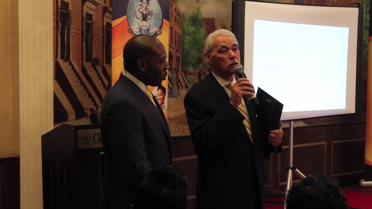 Dr. George C. Fraser receiving Life Time Achievement Award from NYC SVP Council 8/29/15 trujillo clima