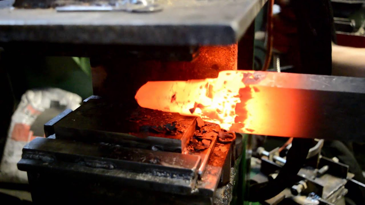 Forging with the Hydraulic Press - YouTube