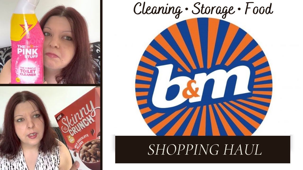 B&M and Poundland Shopping Haul August 2022 - Cleaning products, Storage solutions and Food