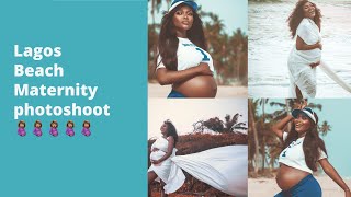 MATERNITY PHOTO SHOOT| 8 MONTHS PREGNANT | BEHIND THE SCENES