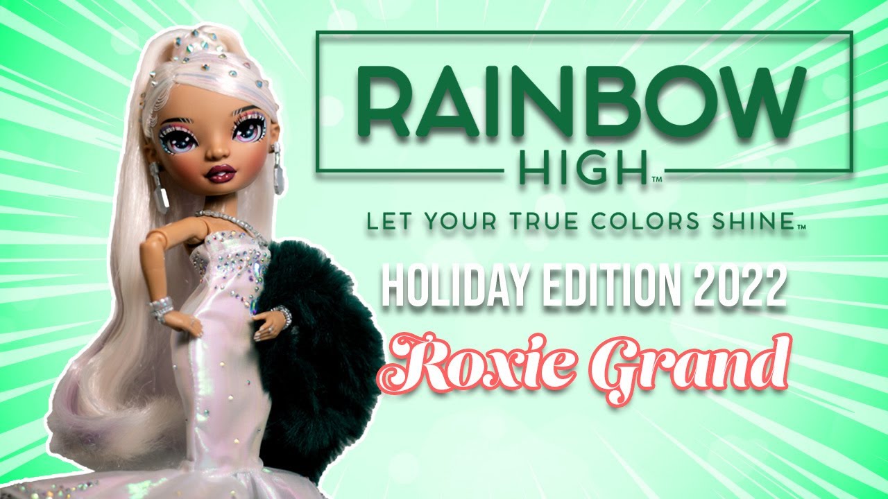 Как убрать мишуру | Rainbow High | Обзор и рестайлинг праздничных новинок Roxie Grand