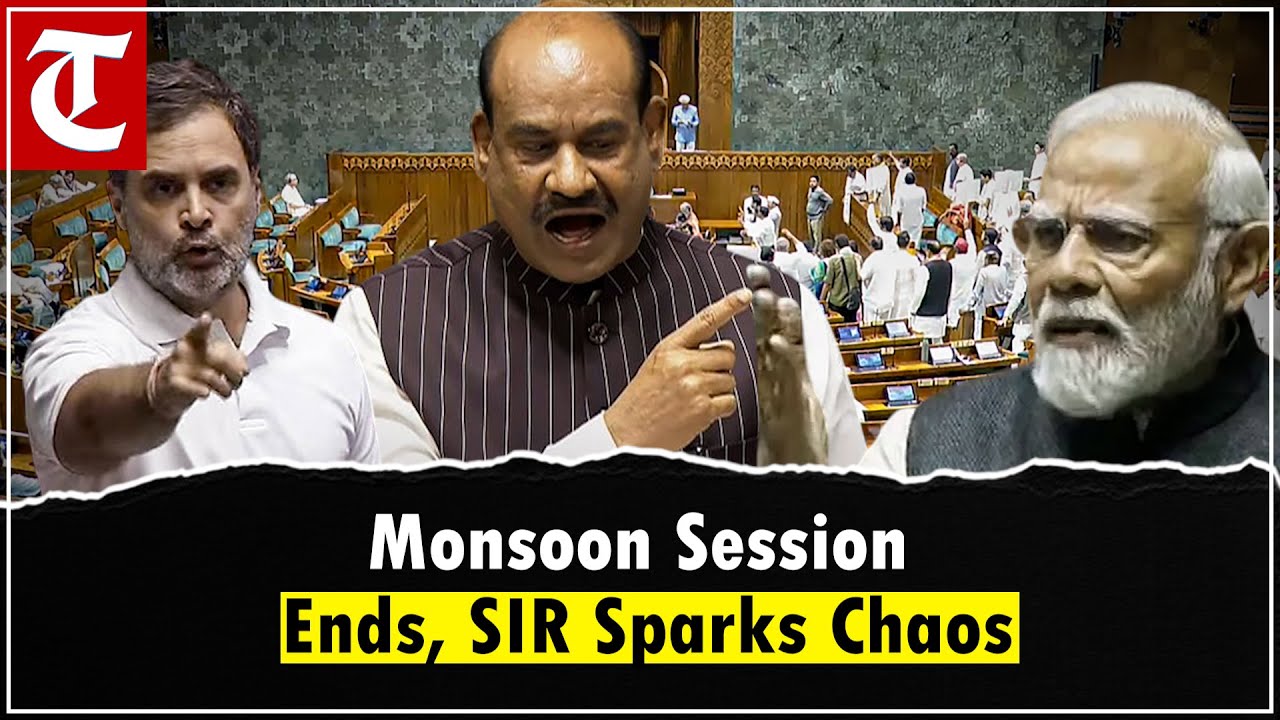Lok Sabha Live: Monsoon Session Ends Amid Heated Uproar Over SIR Controversy