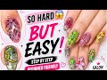 Complicated Nail Art 😍 Easy Trick se! | Step by Step Beginner Tutorial