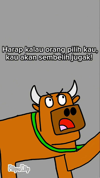 Bila lembu lain ejek yang lembu kena sembelih: