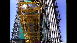 Atlas Erection, Cape Canaveral Pad 36A, May 1, 1991