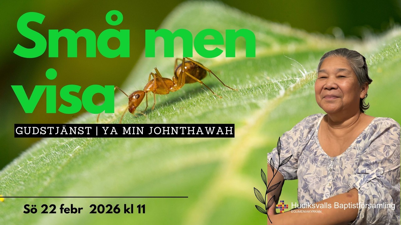 Små men visa | Ya Min | GUDSTJÄNST sö 22 febr kl 11