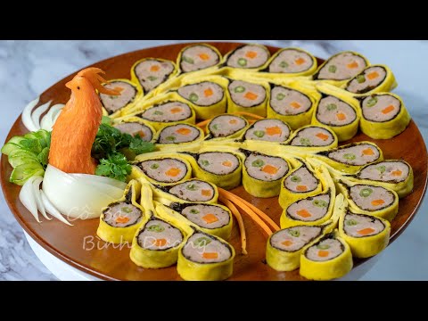 [SUB] Nem Công Chả Phượng dễ làm trưng mâm cỗ Tết tuyệt đẹp - Royal Phoenix rolls