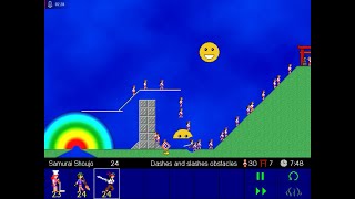 Shoujo Attack (a Lemmings clone by Lemma Soft) (game overview) screenshot 5