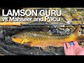 Testing new lamson guru fly rod plus sharing fishing tips for sabah mahseer and pacu in eak