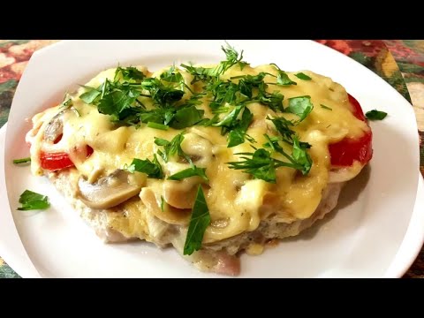 Видео рецепт Мясо по-купечески с грибами