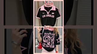 lisa or lena,🫰🥳lisa vs lena edits, aesthetic edits, outfit challenge, aesthetic outfit ideas,
