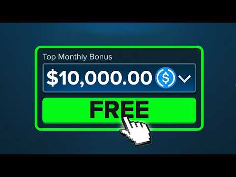 I GOT A FREE $10,000 BONUS AND GAMBLED IT..