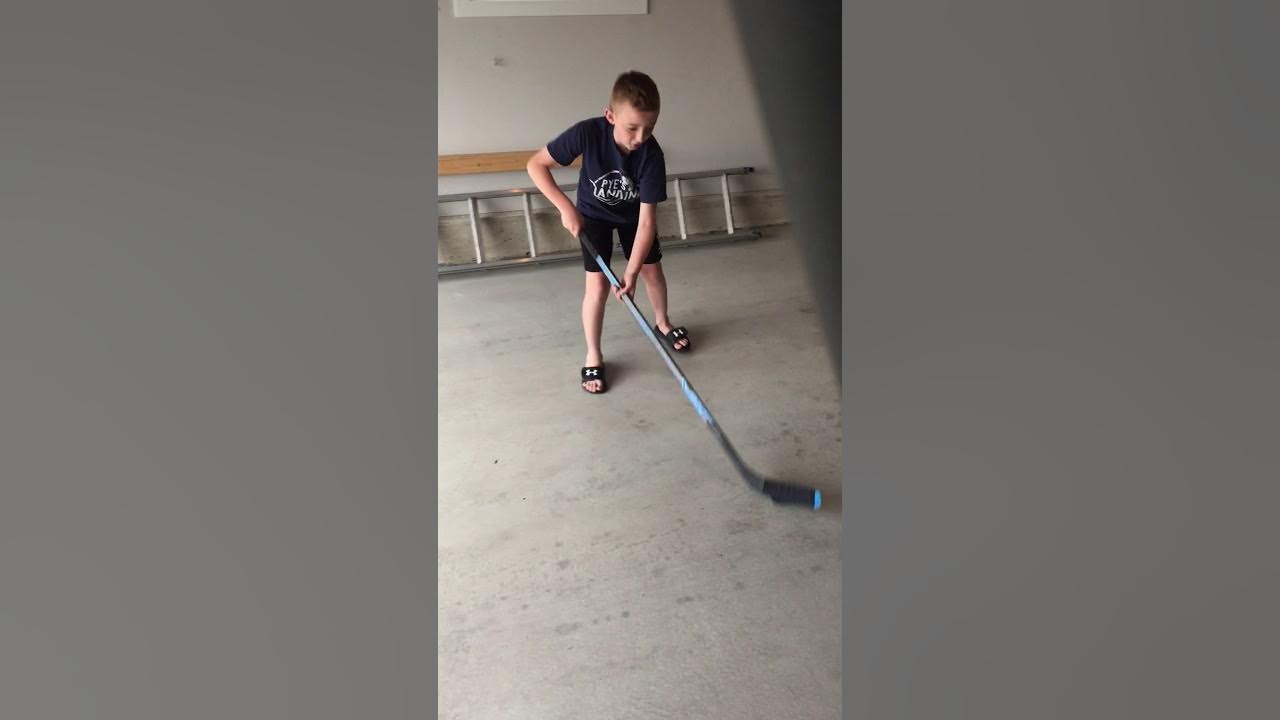 how to shoot a hockey puck YouTube