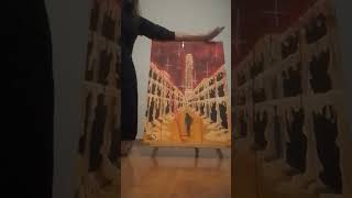 -cállate y camina-    #preformance #arteoriginal #pintura #oscuridad