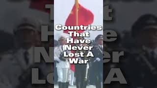 Countries That Have Never Lost A War