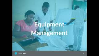 Equipment Management in OpenLMIS COVID-19 Edition