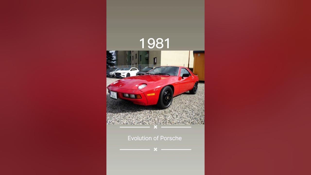 Evolution of Porsche1948 to 2024 evolution new 2024 1948newshorts