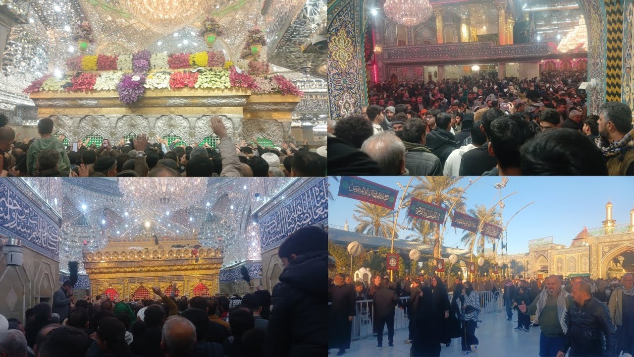 الزيارات الكربلاء # حرم مطهر إمام حسين و حضرت عباس عليه السلام@مقام إمام العصر عليه السلام@
