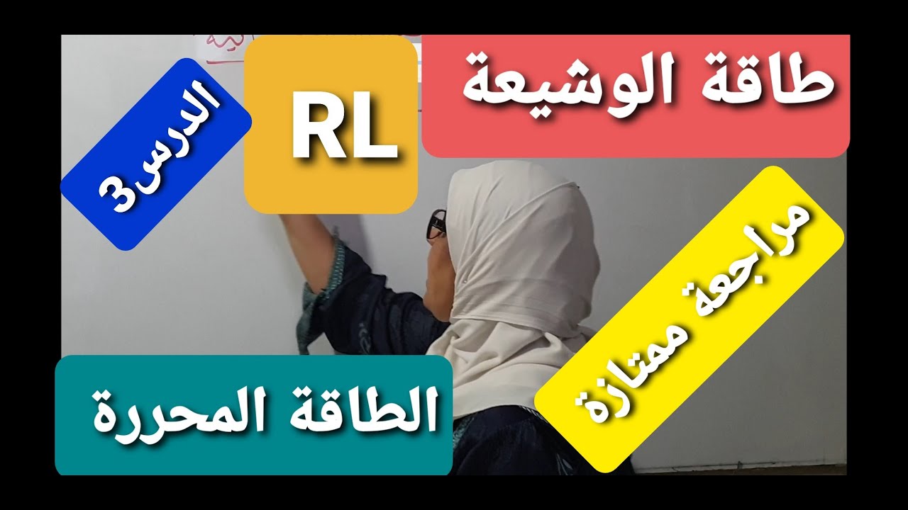 طاقة الوشيعة في وجود المولد و غيابه و الطاقة المستهلكة مع العبارات اللحظية و المنحنيات البيانية
